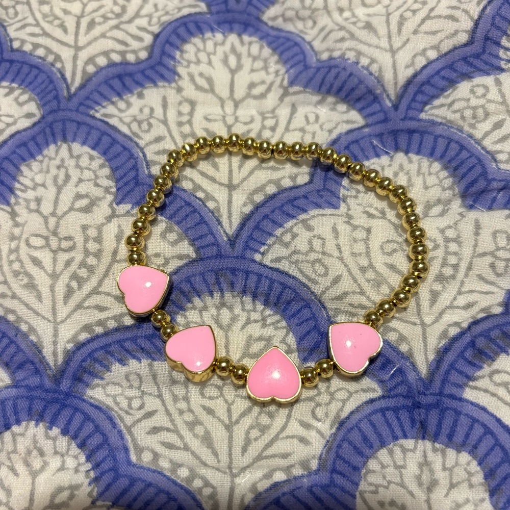 Pink Beaded Bracelet